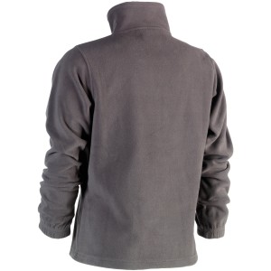 Grauer Herock Damen Fleece Sweater Aurora, Größe L, für Arbeitskleidung mit elastischen Bündchen.