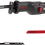 Worx Akku-Säbelsäge WX516.9 20 V mit Sägeblättern für Holz und Metall.