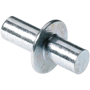 Hettich Steck-Bodenträger, Ø 5 mm, Stahl verzinkt für Regalböden.