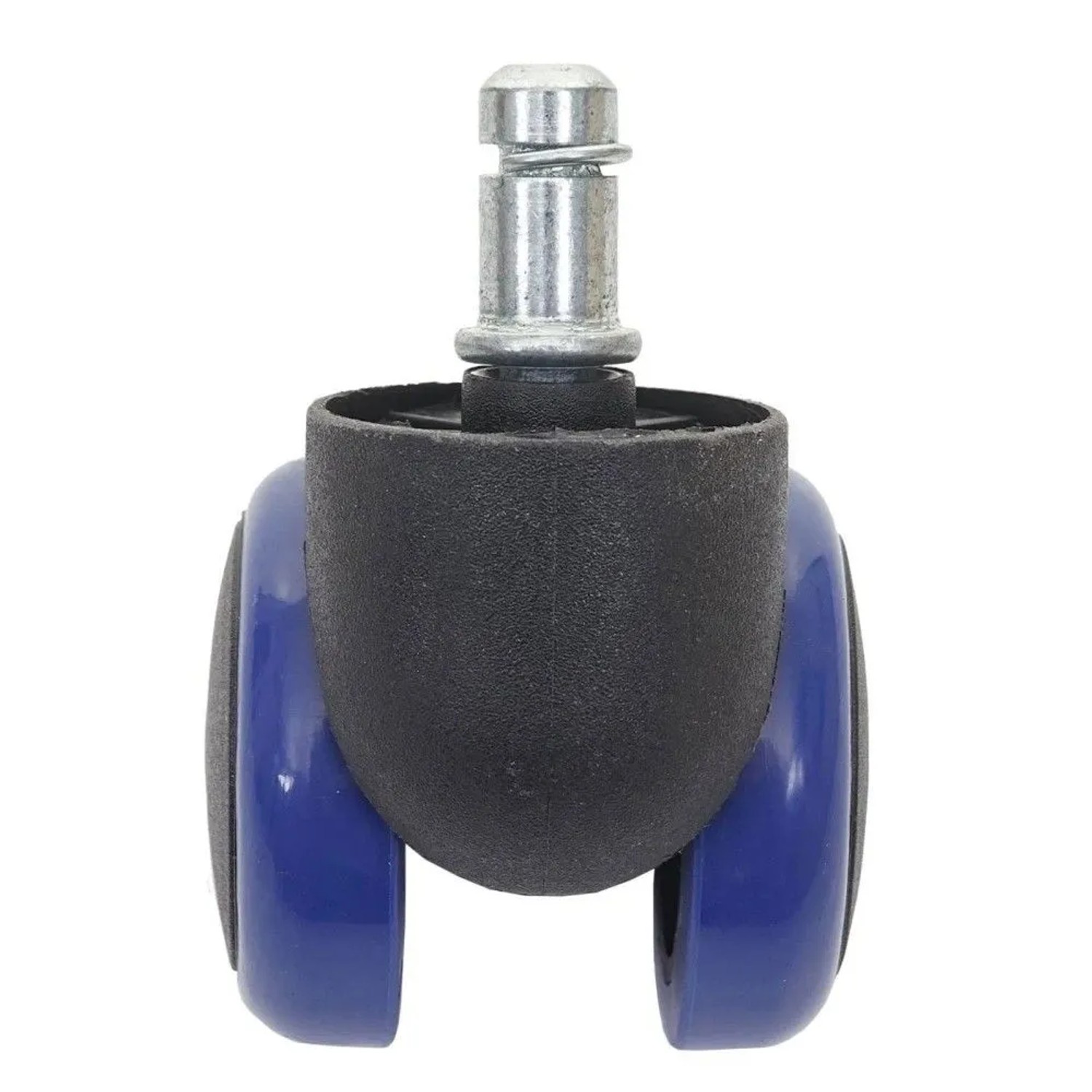 Blaue MCW Hartbodenrolle H86, 5er Set für Bürostühle.