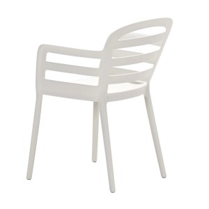 Garten Impressions Kunststoffstuhl Formello in Sand, moderner Gartenstuhl mit Armlehne.