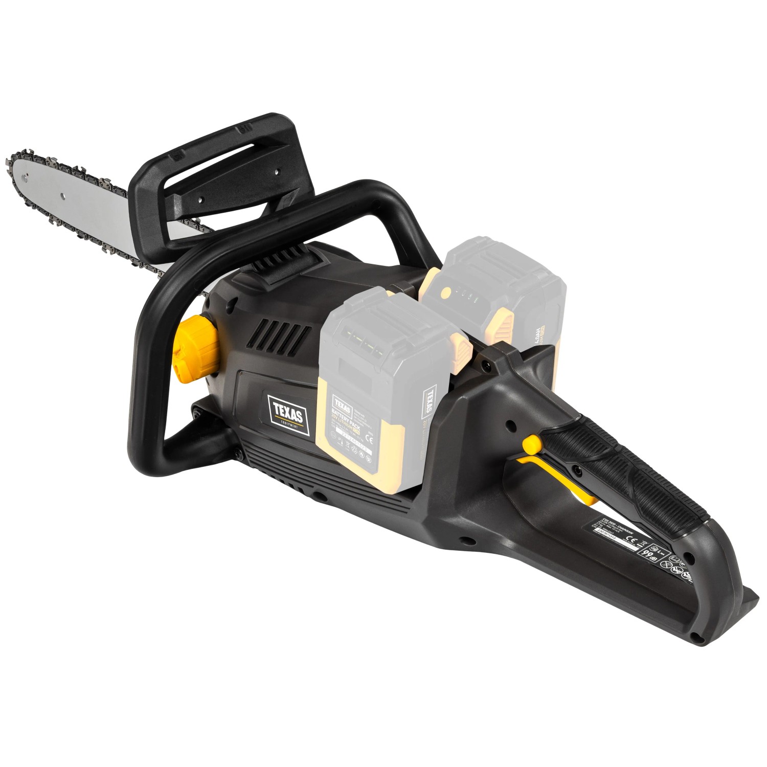 Texas 20V Akku-Kettensäge CSX2020, 40cm Schwert, ohne Akku/Ladegerät.