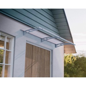 Palram - Canopia Vordach Aquila 92 cm x 206 cm Hellgrau