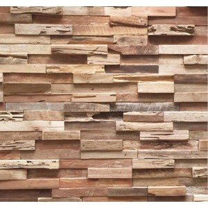 Rebel of Styles Verblender Colorado Holz Teak 18 cm x 49,5 cm FSC®