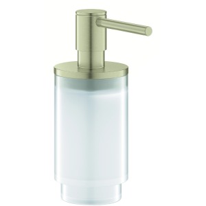 Grohe Seifenspender Selection, Nickel gebürstet, Glas/Metall, Füllmenge 160ml.