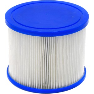 Filterkartusche für Infinite Whirlpool, Ersatzkartusche mit blauem Deckel.