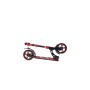 Six Degrees Aluminium Scooter mit Klappmechanismus und Ständer 205 mm Höhenverstellbar Racing Red Testsieger_4