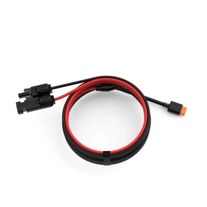 Ecoflow Solarkabel MC4 zu XT60i, schwarz-rot, für Solarpanel-Verbindung.