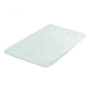 Flauschiger, hellgrüner Kleine Wolke Badteppich "Meadow" (70x120 cm).