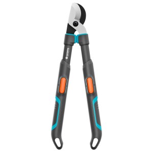 Gardena TeleCut Pro S Astschere, teleskopierbar bis 670mm, für frisches Holz bis 50mm Durchmesser.