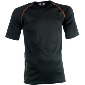 Schwarzes Herock T-Shirt Dionysus, kurzärmlig, Größe XL, für Arbeitskleidung.