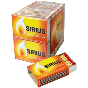 Sirius Haushaltszünder mit Rätsel-Motiv 10er Paket