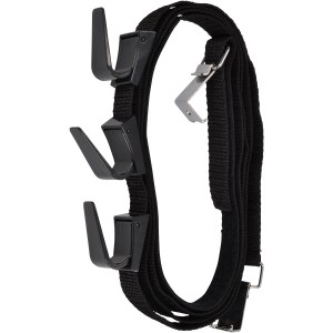 Siro Türgarderobe H206 Haken Textilband Schwarz Länge 2080 mm Höhenverstellbar