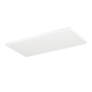 Weiße, quadratische Eglo LED-Deckenleuchte Connect-Z Rovito-Z, 30x30 cm, für Smart Home.