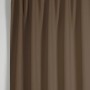 Gardinia Schlaufenschal Dimout Taupe, 245x140 cm, blickdichter Fenstervorhang mit Gardinenband.