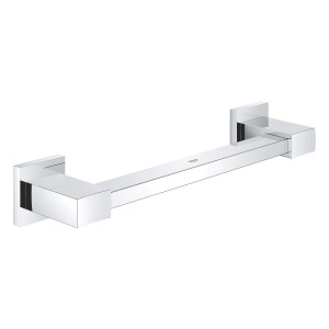 Grohe QuickFix Wannengriff Start Cube, Chrom, 354 mm. Moderner Haltegriff für Badewanne.