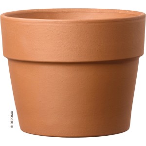 Deroma Perfetto Cotto Pflanztopf, Ø 24 cm, aus Terrakotta.