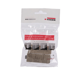 Egger Außenecke Kubisch 6 cm Eiche Hellgrau 2 Stück