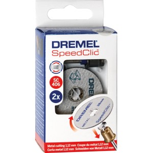 Dremel EZ SpeedClic Starter Set SC406, 3-teilig, für Miniaturwerkzeuge.