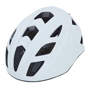 Weißer Prophete Fahrradhelm Eco Urban mit LED-Licht, Größe 52-59 cm.