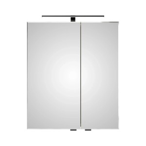 Pelipal Spiegelschrank Quantum 07, 60 cm, Polar Pinie quer mit LED-Leuchte.