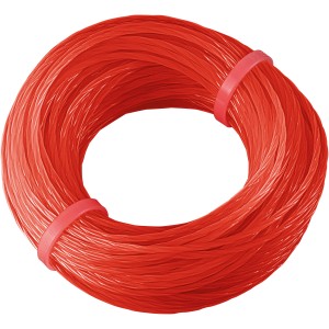 Bosch Ersatzfaden für Rasentrimmer AdvancedGrasCut 36V-33, rot, 24m lang.
