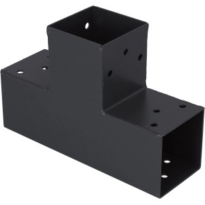 Steckverbinder Verlängerung 90°, 3 Enden, anthrazit, 71x71, Typ G