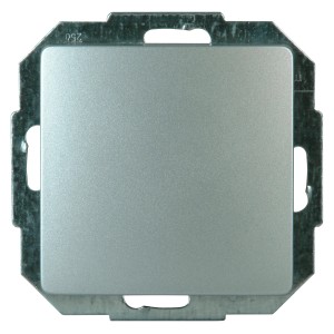 Kopp Auswechselschalter Paris in Silber, Schalter für Licht und Strom.