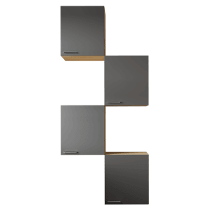 Respekta Küchenmöbel-Set 7 Merle 100 cm Grau