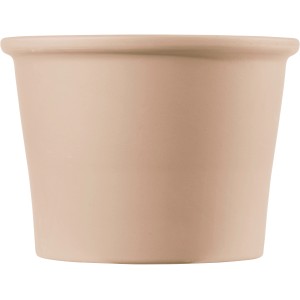 Deroma Cilindro Bordato Pflanztopf, Ø 18cm, White Garden, aus Terrakotta.