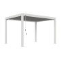 Weide Deluxe Plus | Pergola Voll Aluminium freistehend | 3 x 4 M | Lamellendach weiß_7