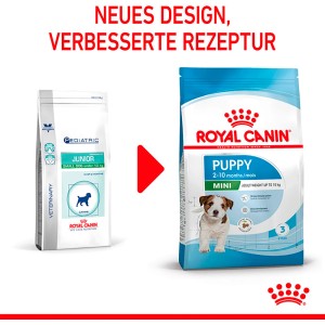 Royal Canin Mini Puppy Trockenfutter, 2kg Packung für Welpen kleiner Rassen.