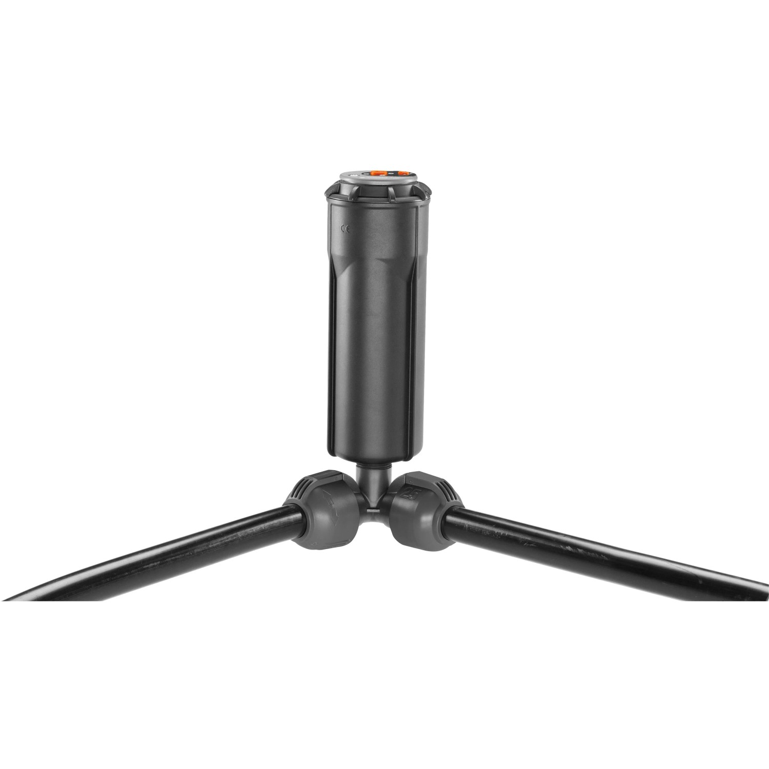 Gardena Winkelstück für Sprinkler-Systeme, 25 mm x 19 mm Außengewinde, zur Verbindung im Garten.