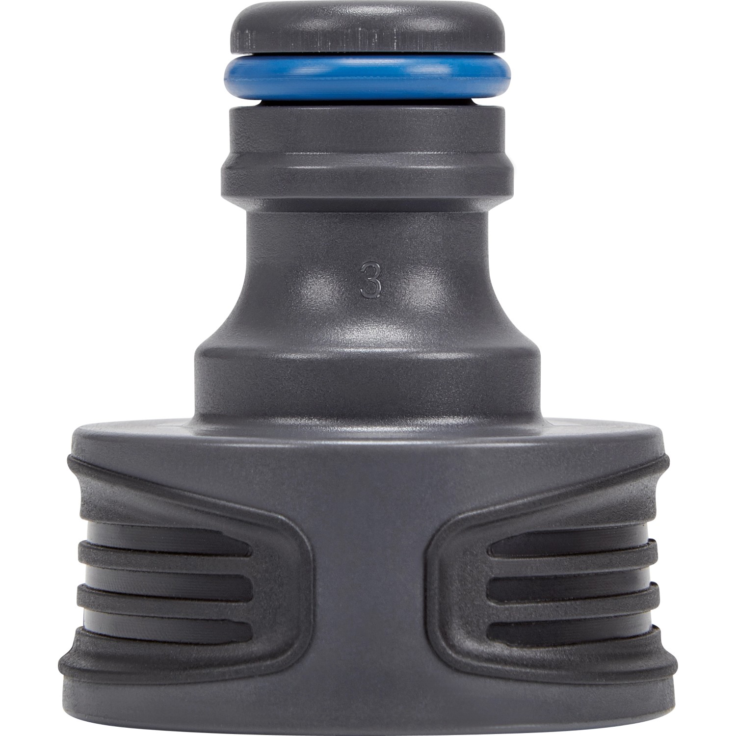 LUX-TOOLS Hahnstück 26,4 mm (G 3/4) aus Kunststoff für Gartenschlauch-Anschluss.