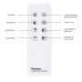 Fernbedienung der LED-Deckenleuchte Iven zur Steuerung von Lichtfarbe, Helligkeit und Timer.