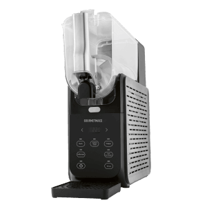 GOURMETmaxx Slush-Eismaschine FreezeUp, 200 W, schwarz-grau, 2,8 l Fassungsvermögen.