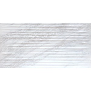 Wandfliese Paros Struktur Marmoriert glänzend 30 cm x 60 cm