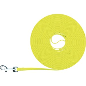 Neongelbe Trixie Hunde-Schleppleine Easy Life, 12,5 m lang, für Hundeausbildung und viel Bewegungsfreiheit.