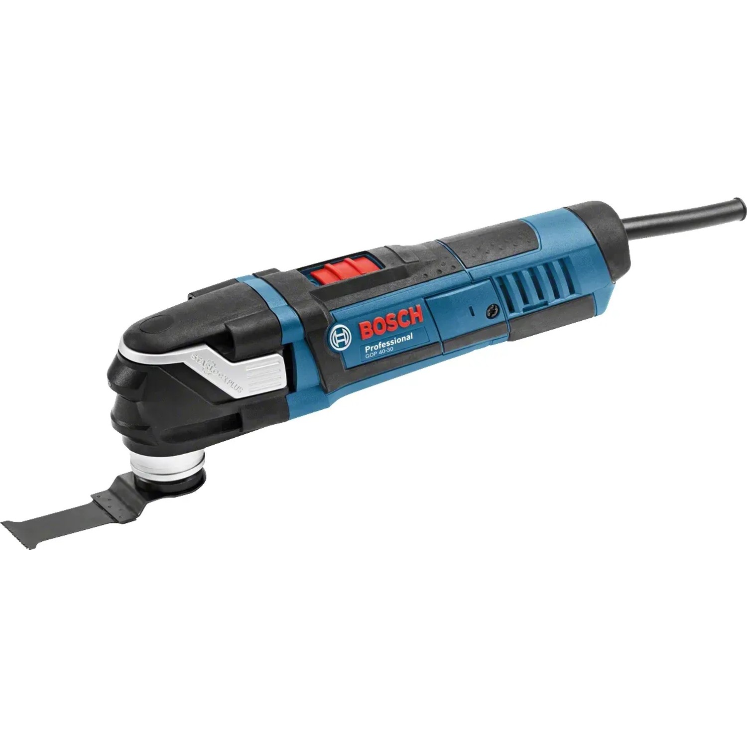 Bosch Professional GOP 40-30 Multicutter mit Zubehör in L-Boxx, blau/schwarz.