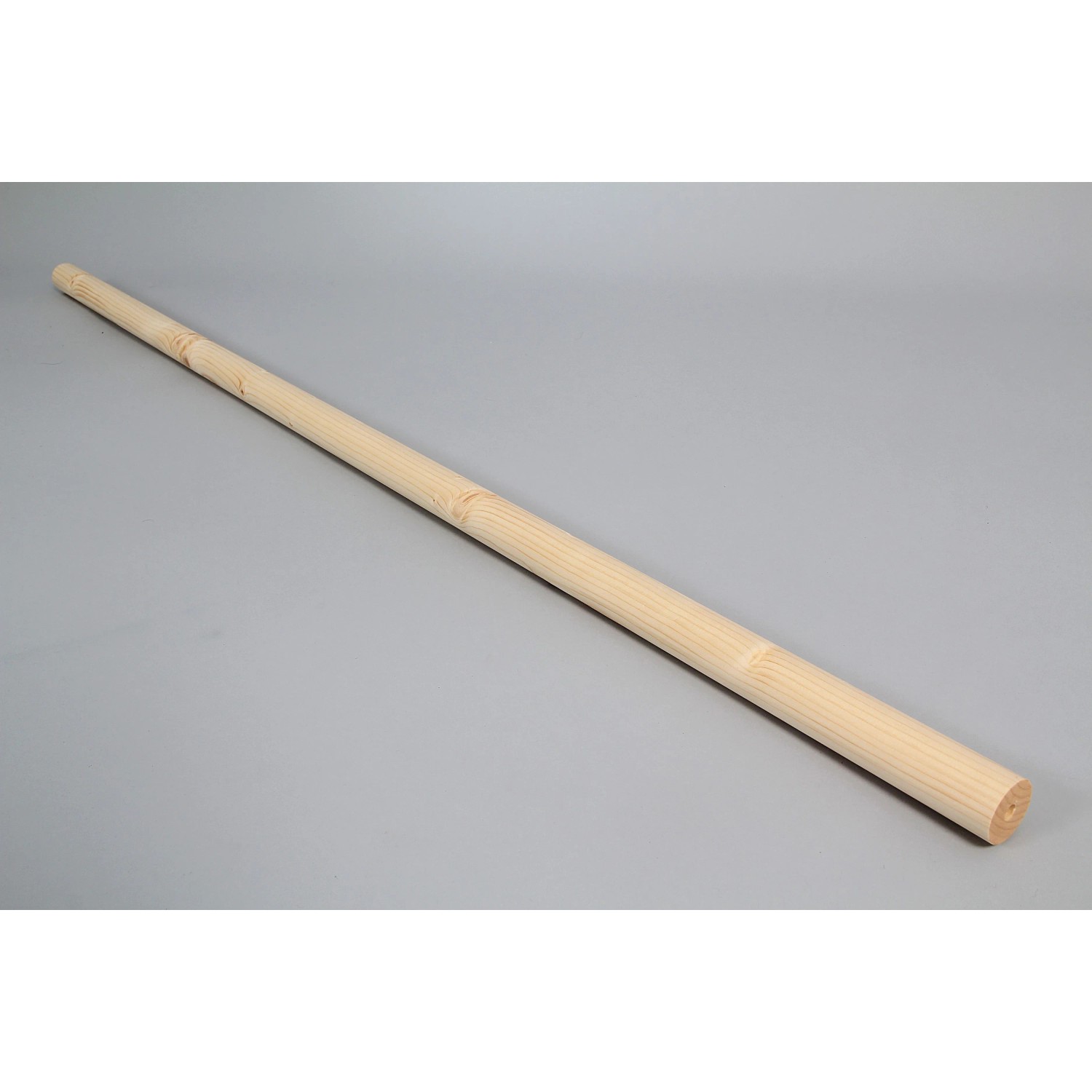 Handlauf Fichte Massivholz Ø 40 mm - Länge 1.500 mm für Innen & Außen_2