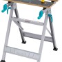 wolfcraft Master 200 Werkbank: Klappbarer Spann- und Arbeitstisch mit MDF-Platte und Schnellklappsystem.