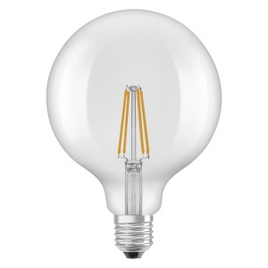 Osram LED-Leuchtmittel E27 Globe, 5,9W, klar. LED Lampe in Globeform mit Filament-Technologie.