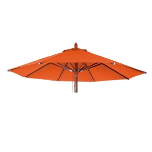 Terracottafarbener Ersatzbezug für MCW Sonnenschirm C57, Ø 4m.