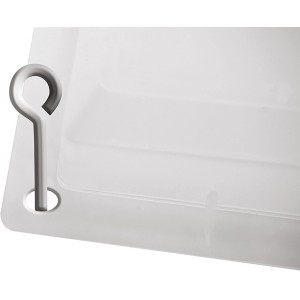 Detailaufnahme: Transparenter Eda Deckel für Veg & Table City Hochbeet mit Lüftungsregler.