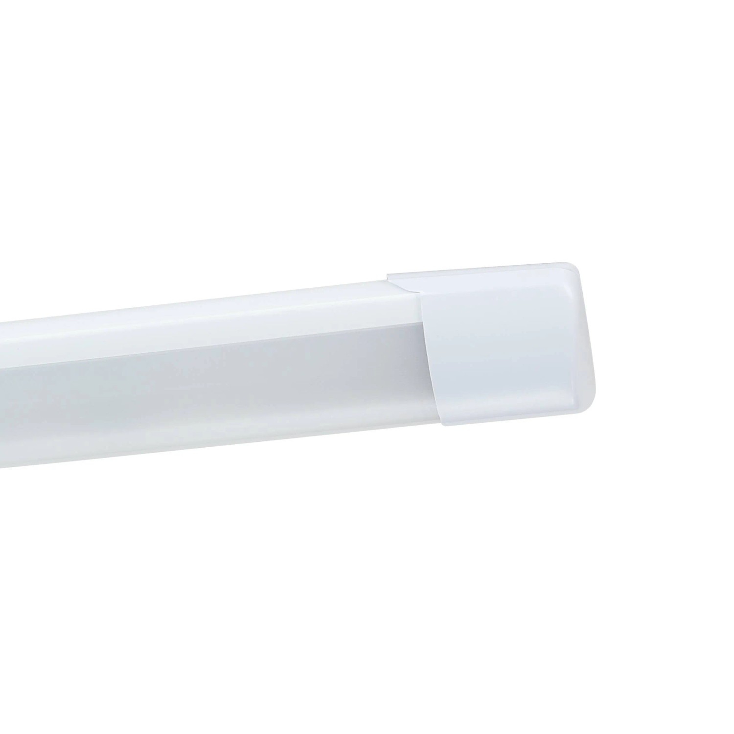 Weiße Eglo LED Unterbauleuchte Expert Sicciarotta, 60 cm, Detailansicht.