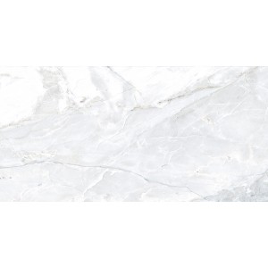 Bodenfliese Prisma Light Keramik Grey, 30x60 cm, Marmoroptik.