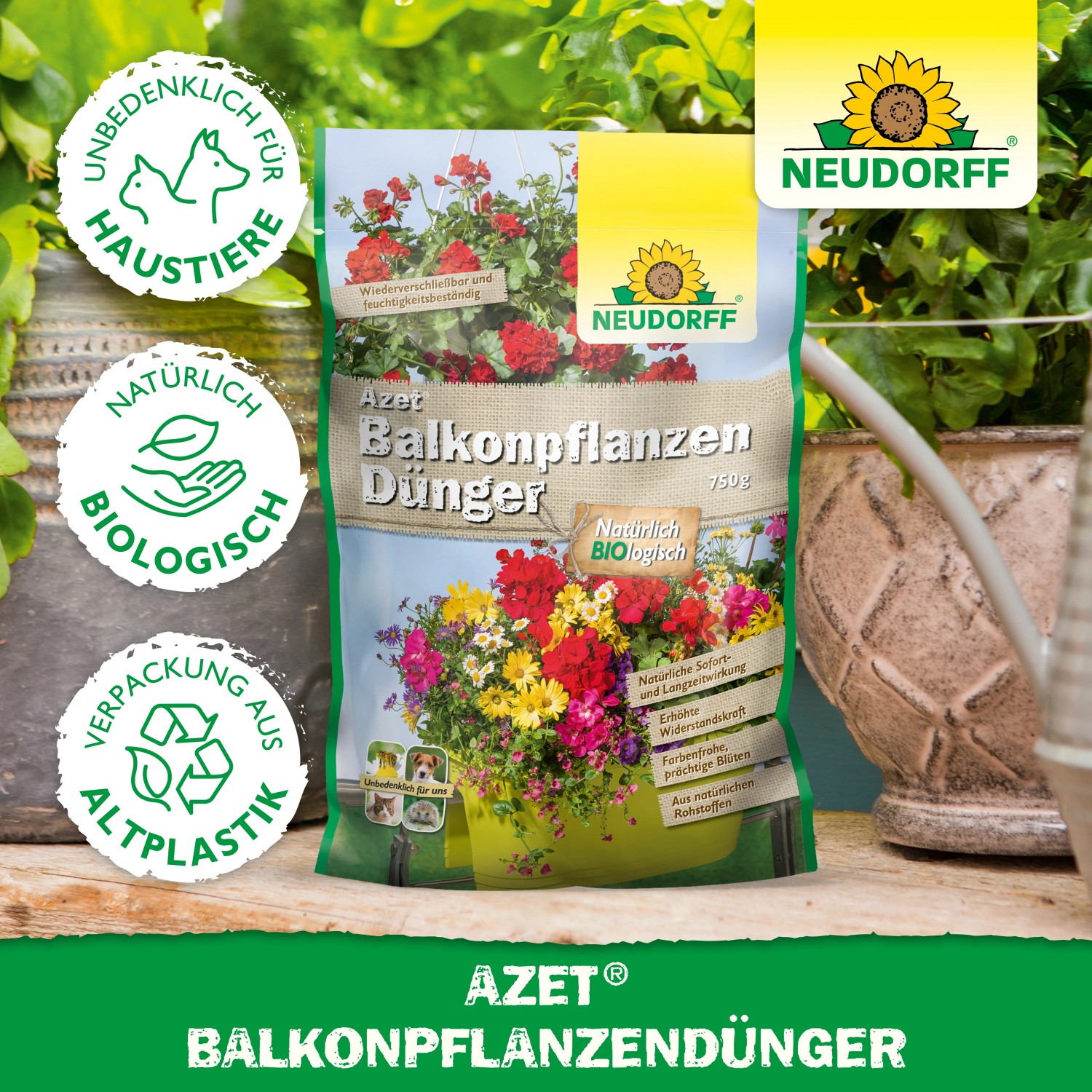 Neudorff Azet Balkonpflanzen-Dnger 750 g kaufen bei OBI