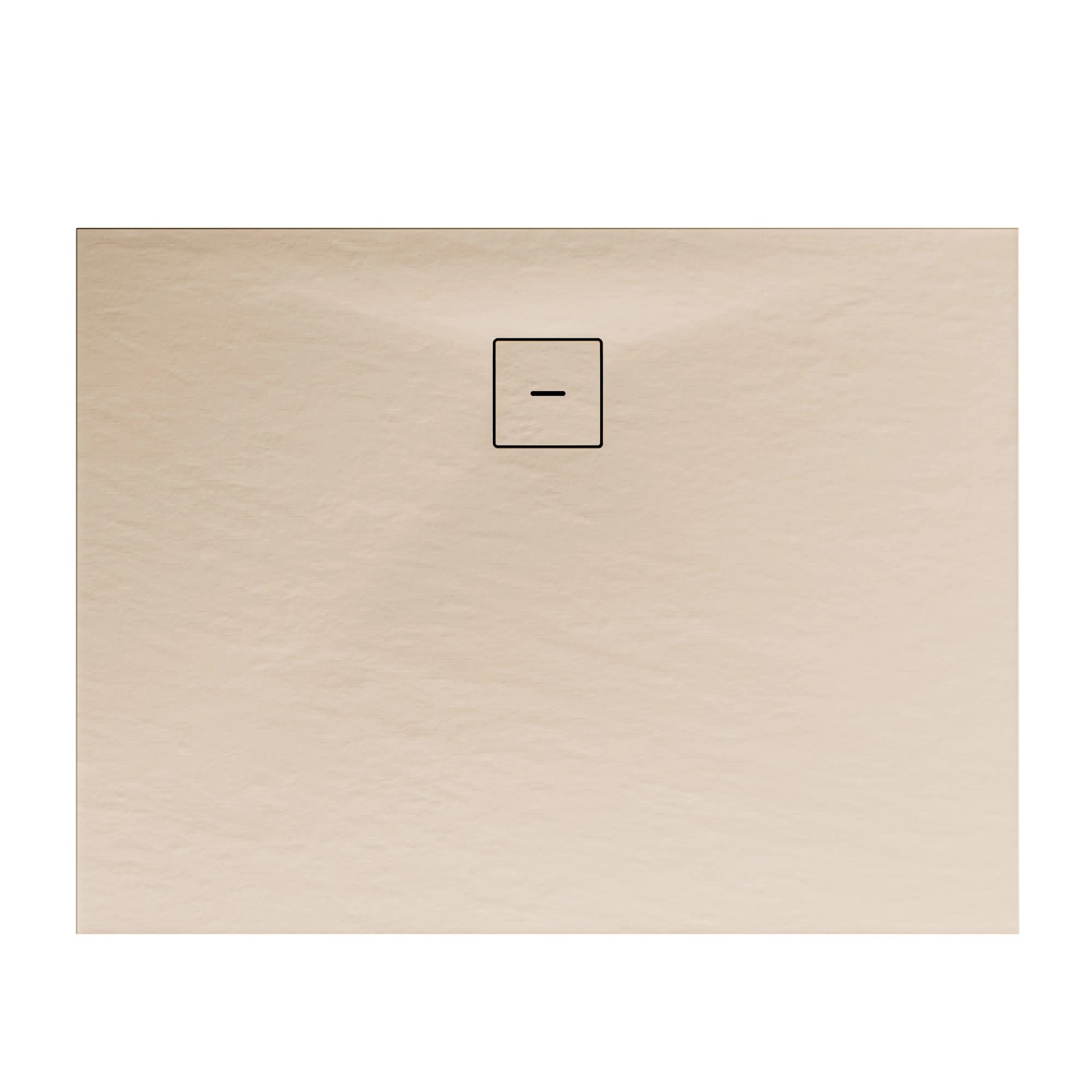 Rechteckige Schulte Duschwanne ExpressPlus, 120x75 cm, Sandfarben mit Ablauf