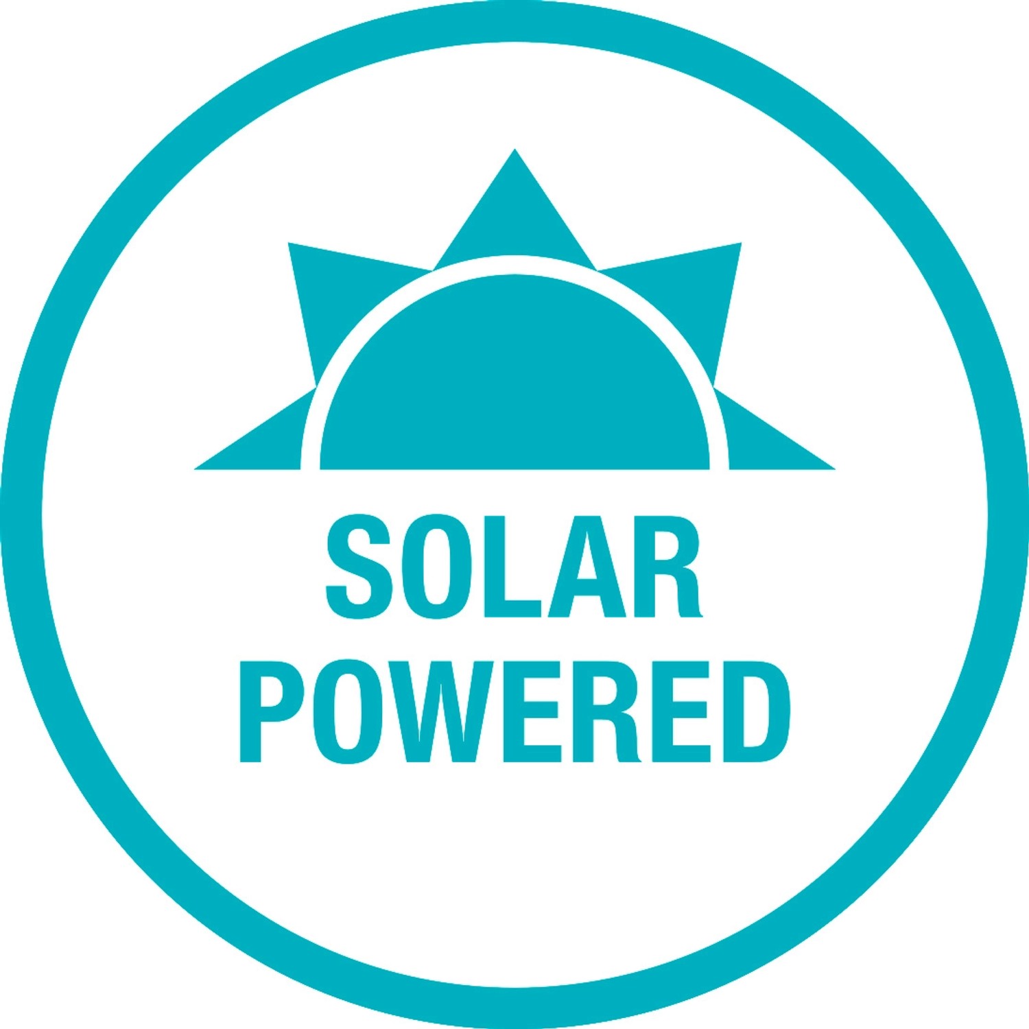 Symbol für Solarbetrieb des Gardena Aqua Bloom Bewässerungs-Sets.