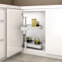 Emuca Lot Drehplatten Shelvo 1/2 für 800 mm Modul Kunststoff und Aluminium Grau_2